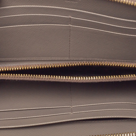 Prada Saffiano Leather Continental Wallet - Picture 9 of 12